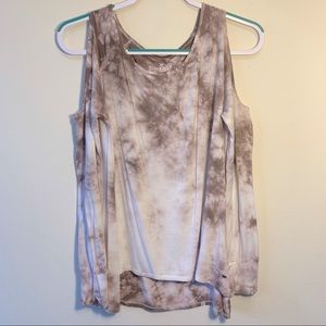 AE🦅 Off-the-Shoulder Tie-Dye LS Shirt